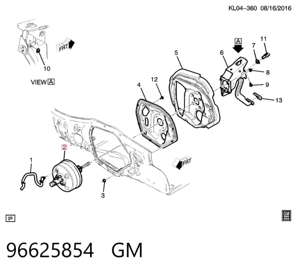 Servofreno Chevrolet Captiva I