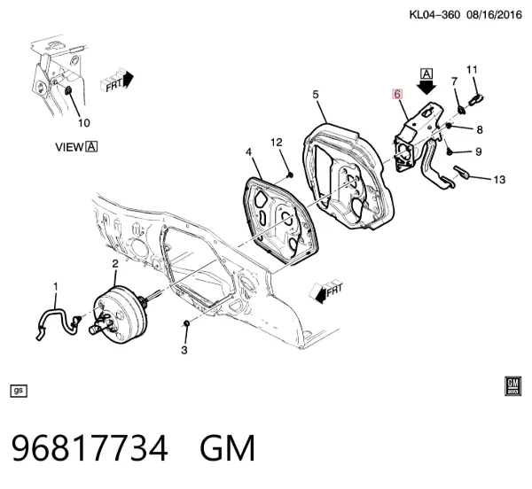  96817734 General Motors