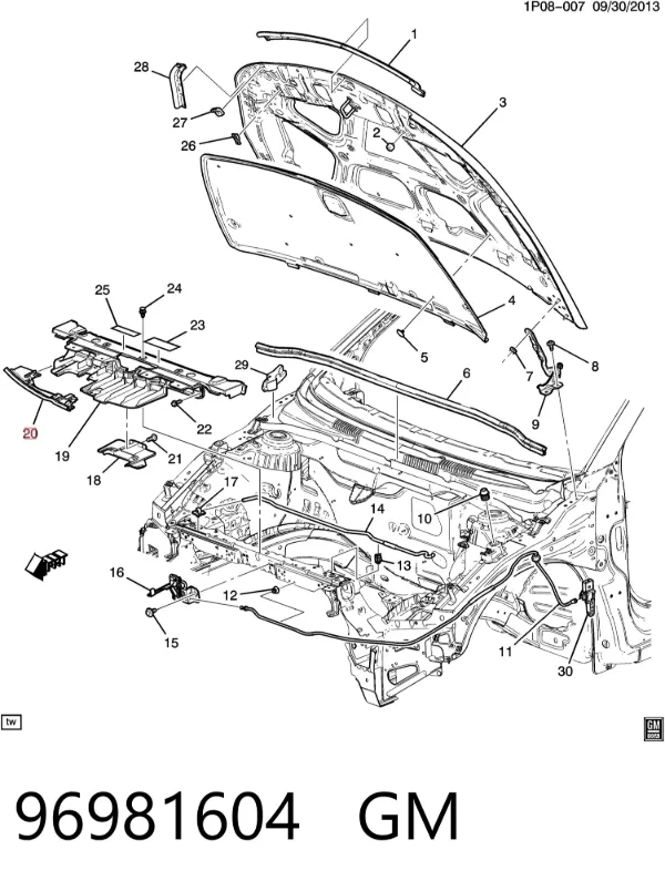  96981604 General Motors