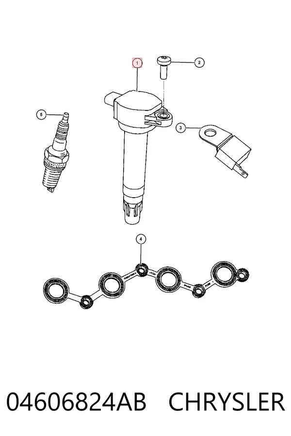 Bobina 04606824AB Chrysler