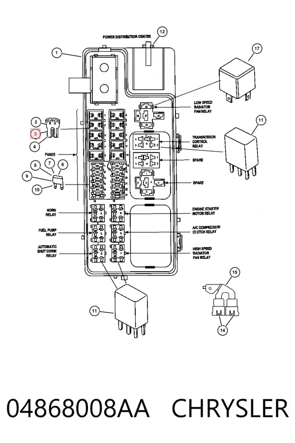  K04868008AB Fiat/Alfa/Lancia