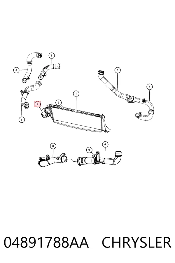  K04891788AB Fiat/Alfa/Lancia
