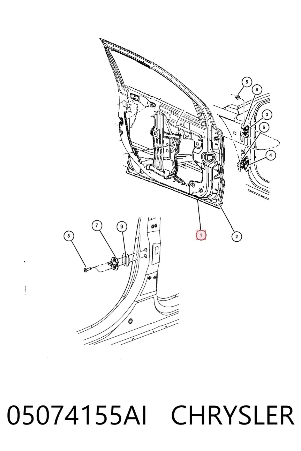 Puerta delantera izquierda Dodge Caliber SXT
