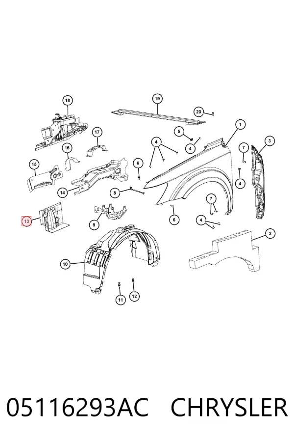  05116293AC Chrysler