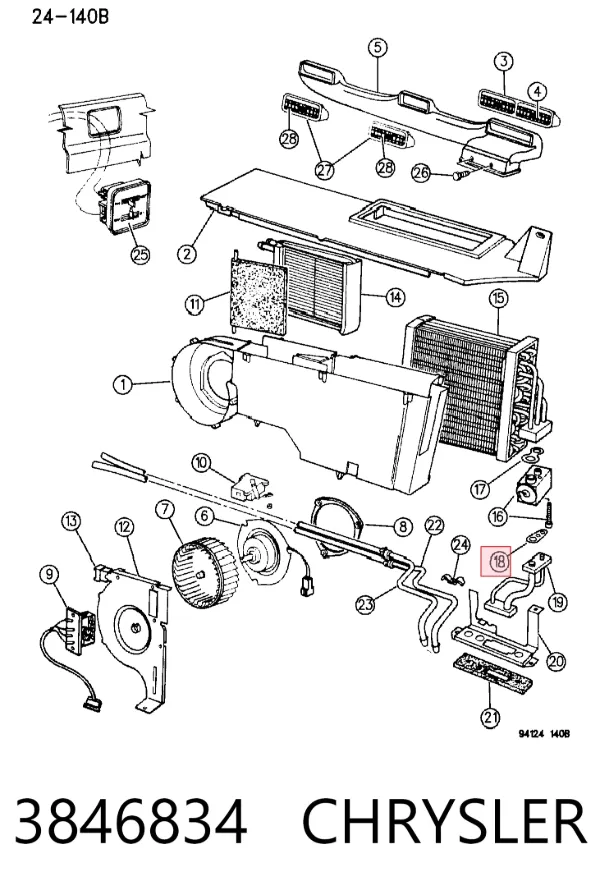 Servofreno 3846834 Chrysler