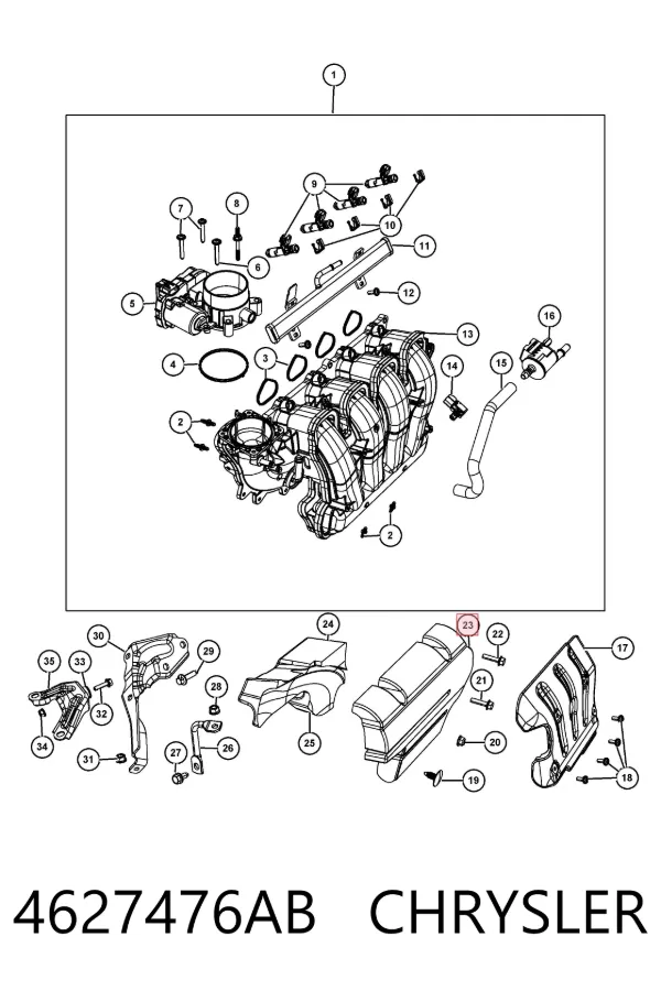  4627476AB Chrysler