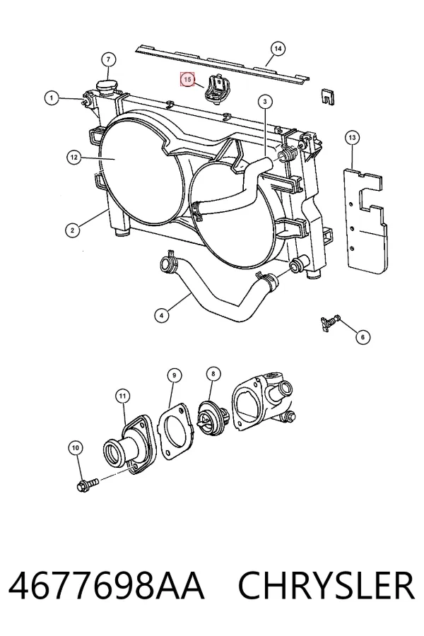  4677698AA Chrysler