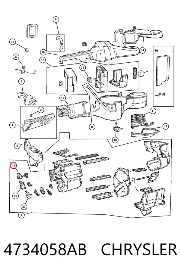  4734058AB Chrysler