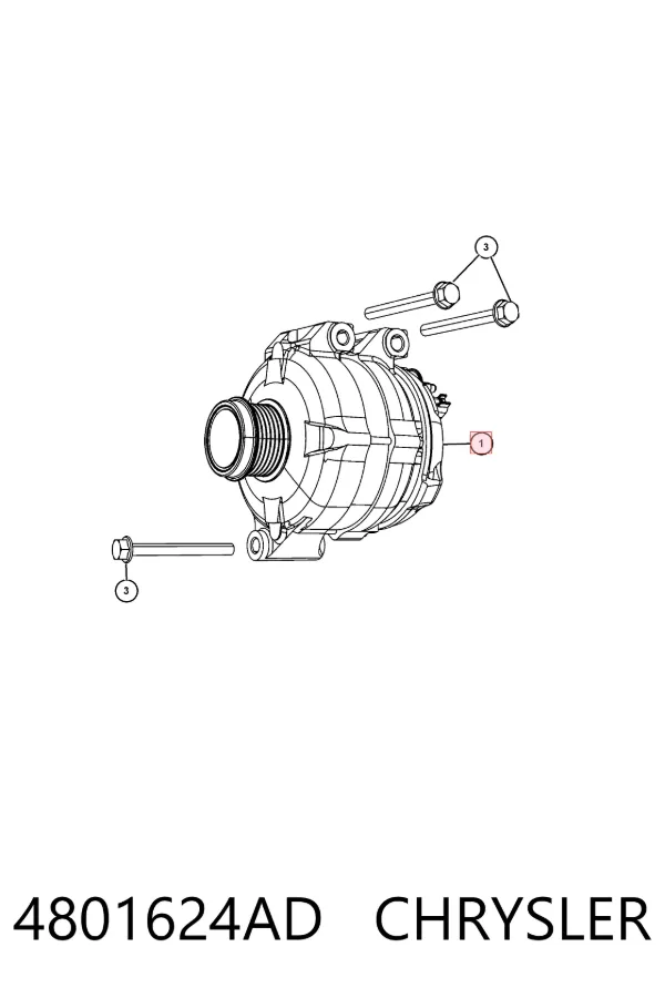Alternador 4801624AD Chrysler