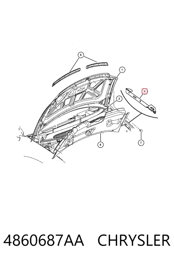  4860687AA Chrysler