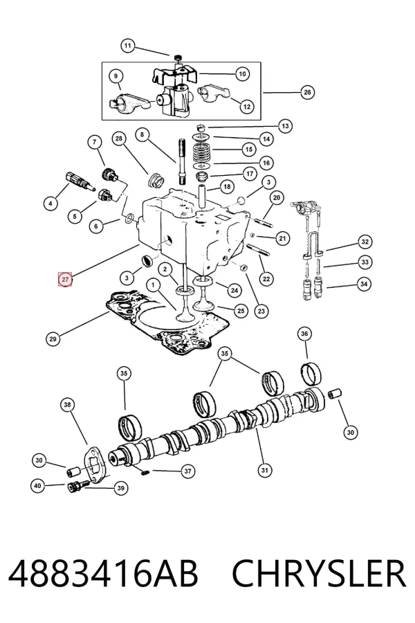 Culata 4883416AB Chrysler