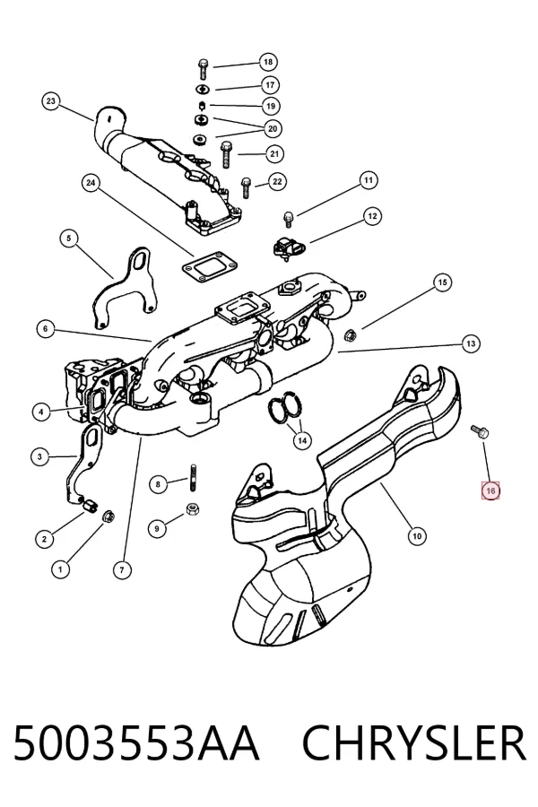 Servofreno 5003553AA Chrysler