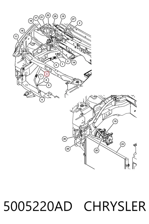  5005220AD Chrysler