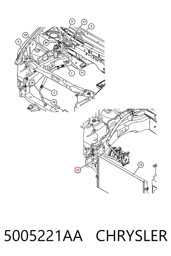  5005221AA Chrysler