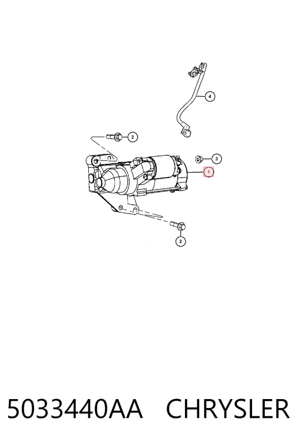 Motor de arranque 5033440AA Chrysler