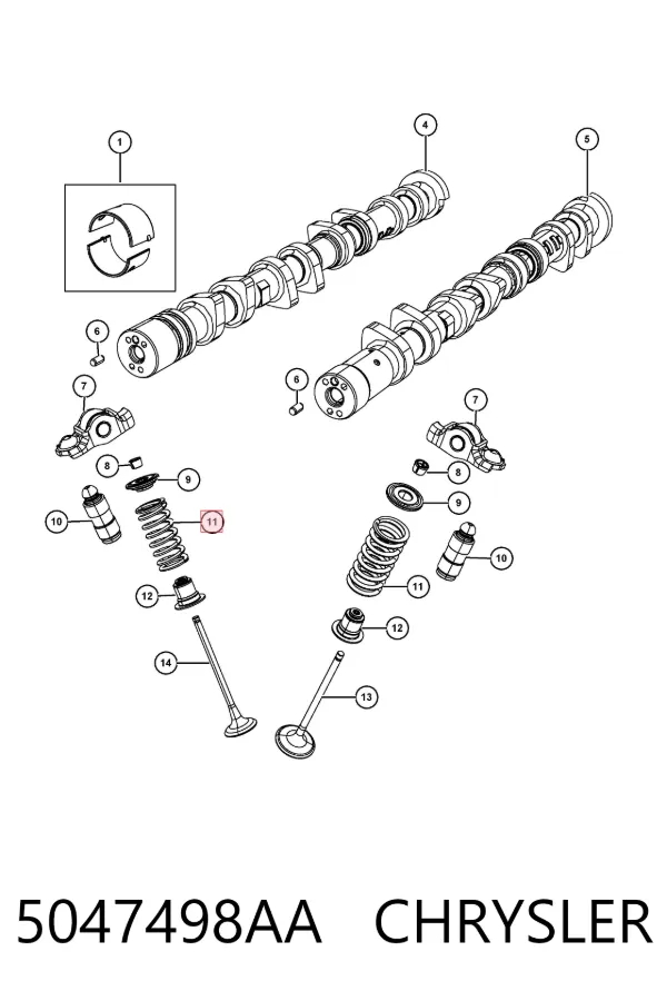  5047498AA Chrysler