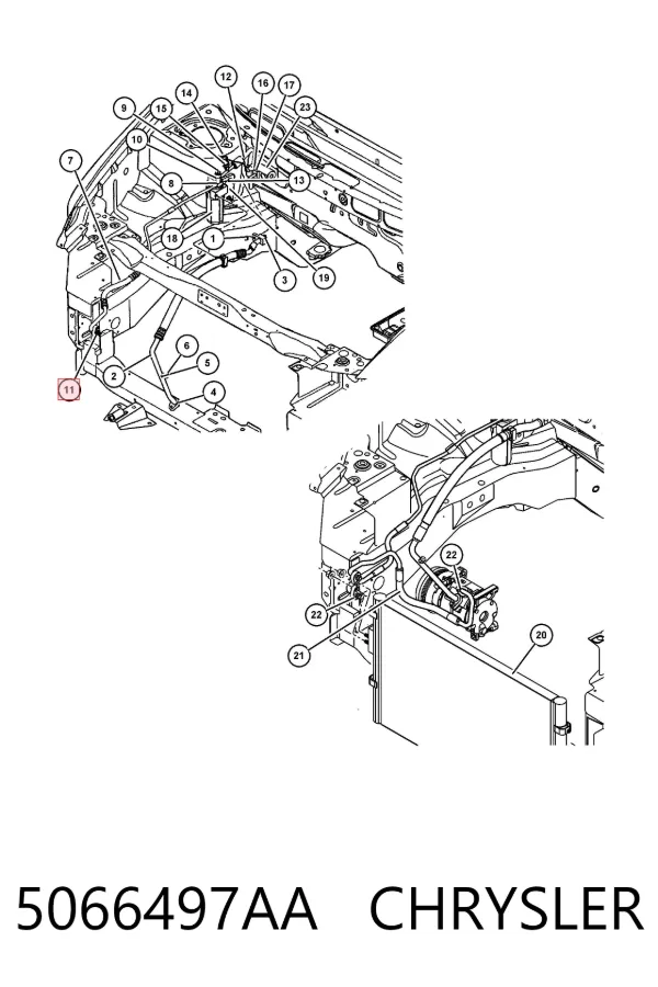  5066497AA Chrysler
