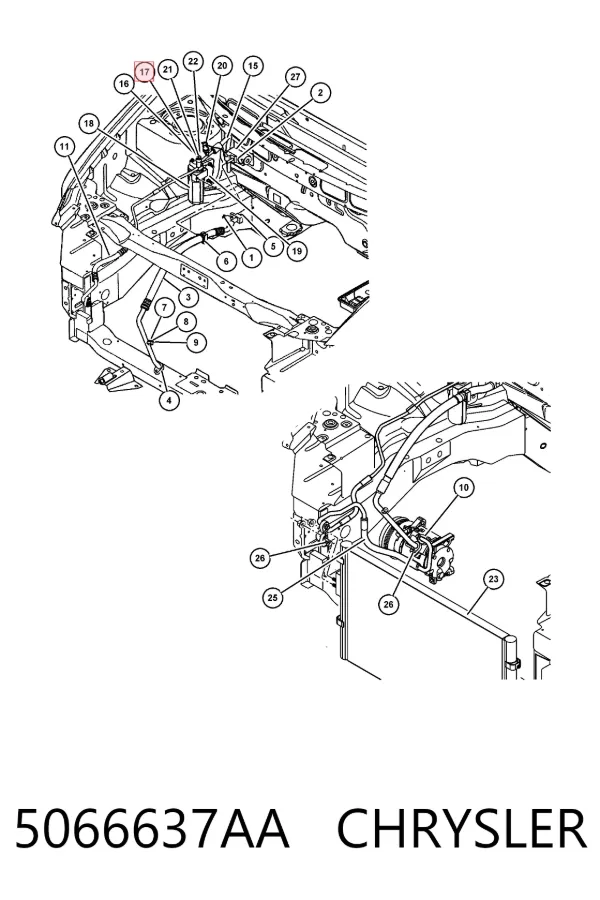 Servofreno 5066637AA Chrysler