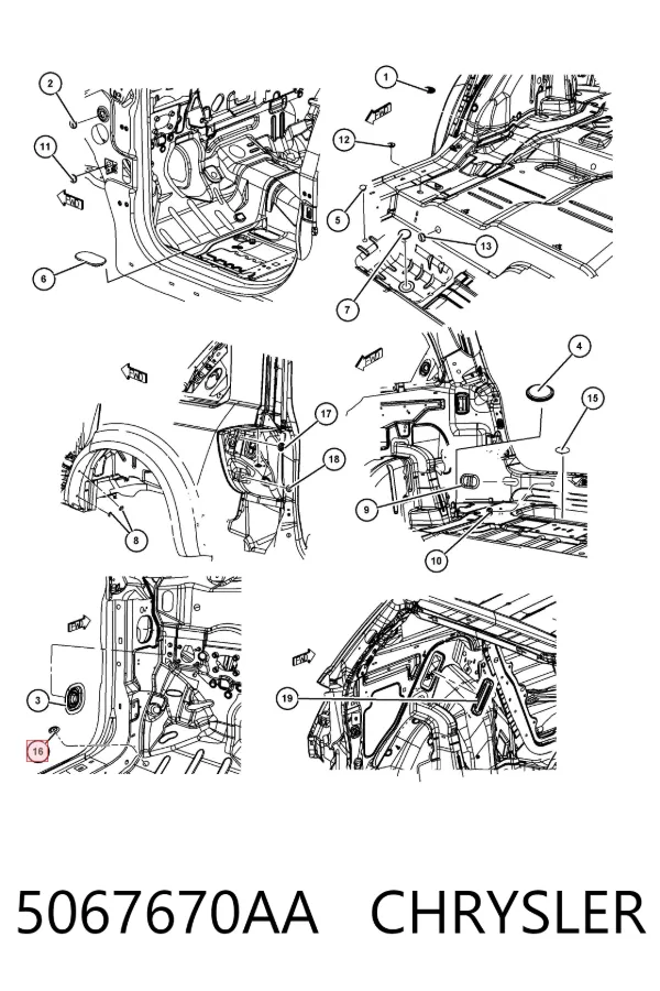  5067670AA Chrysler
