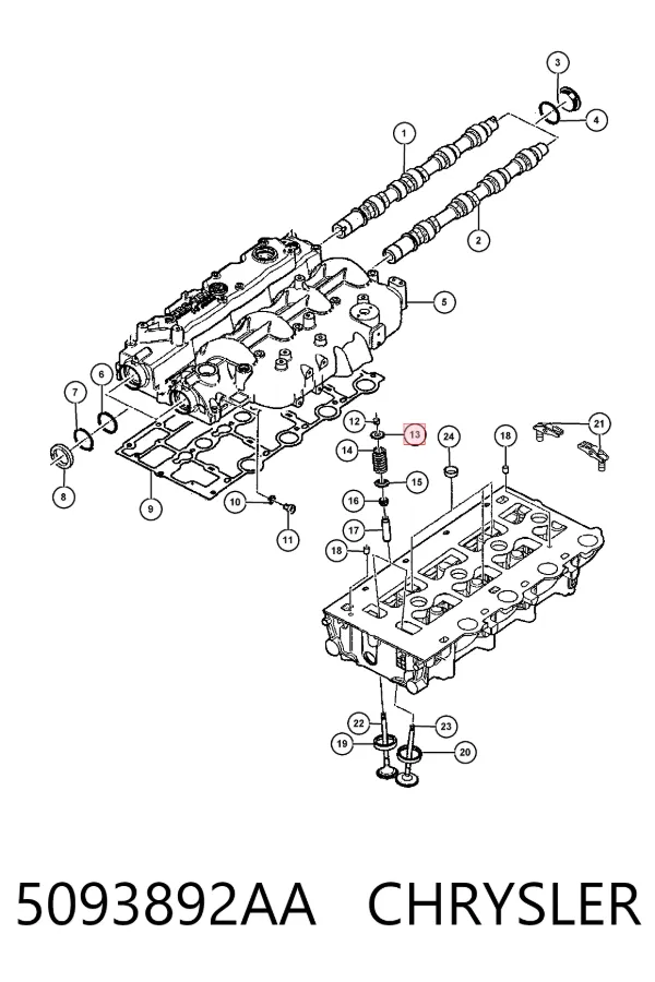  5093892AA Chrysler