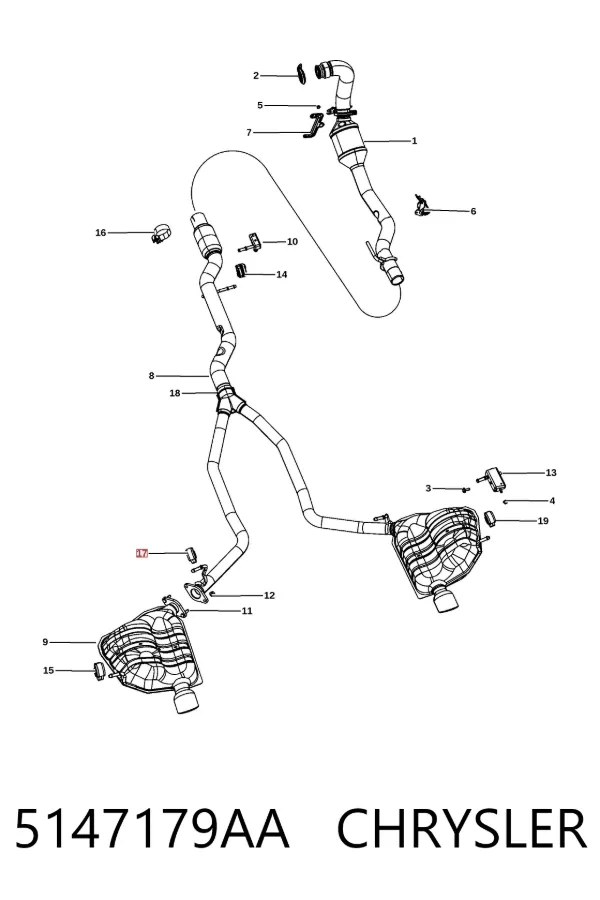  5147179AA Chrysler