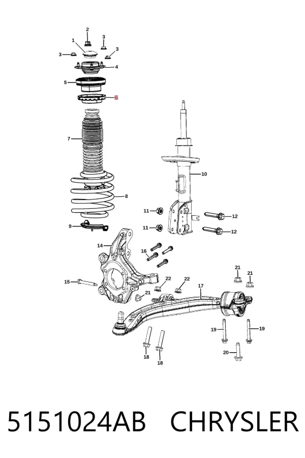  5151024AB Chrysler