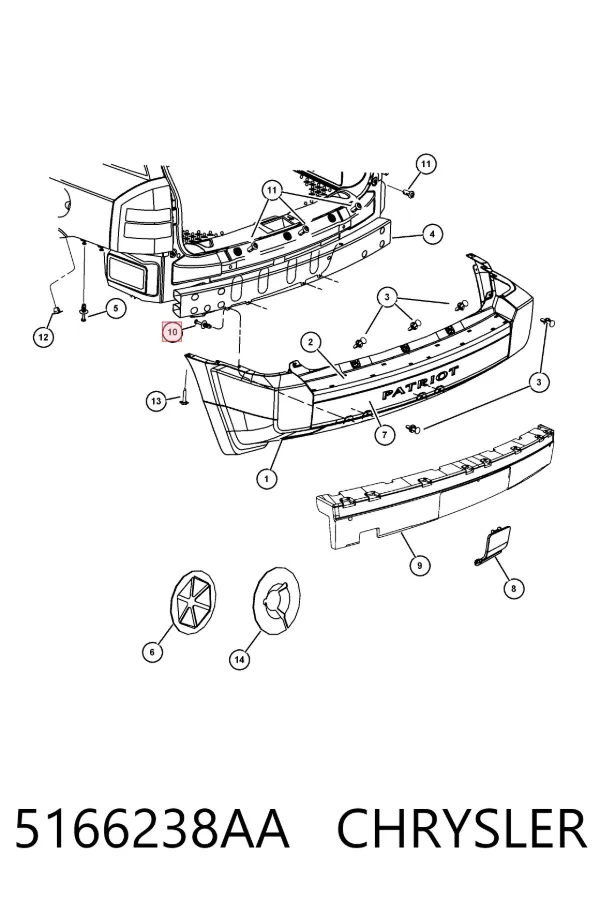  5166238AA Chrysler