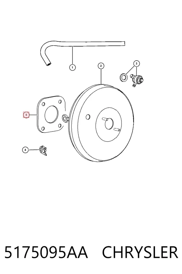 Servofreno 5175095AA Chrysler