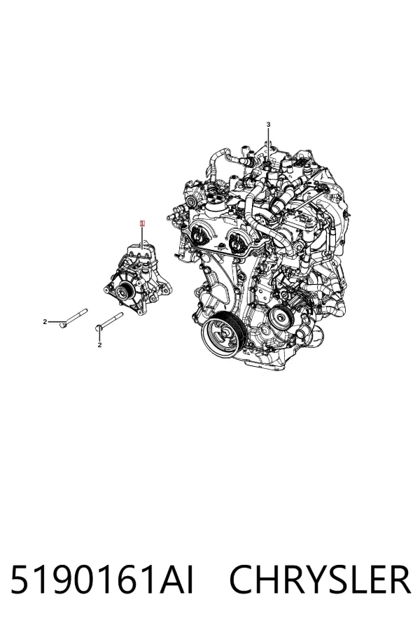 Alternador 5190161AI Chrysler