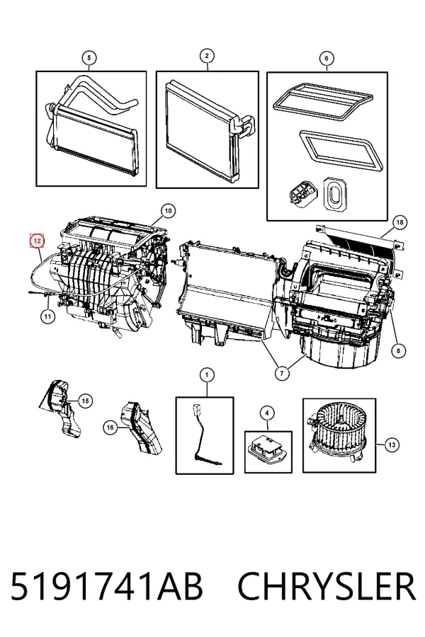  5191741AB Chrysler