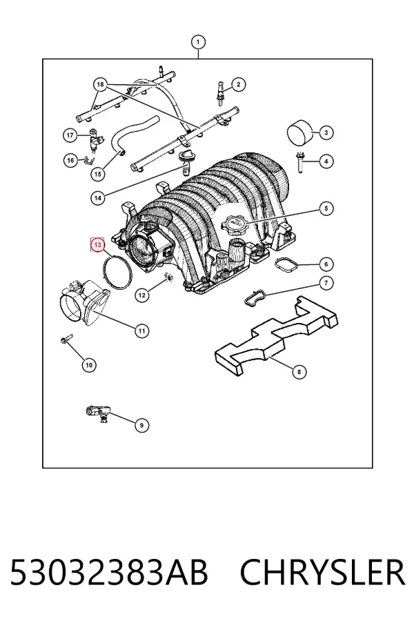  53032383AB Chrysler