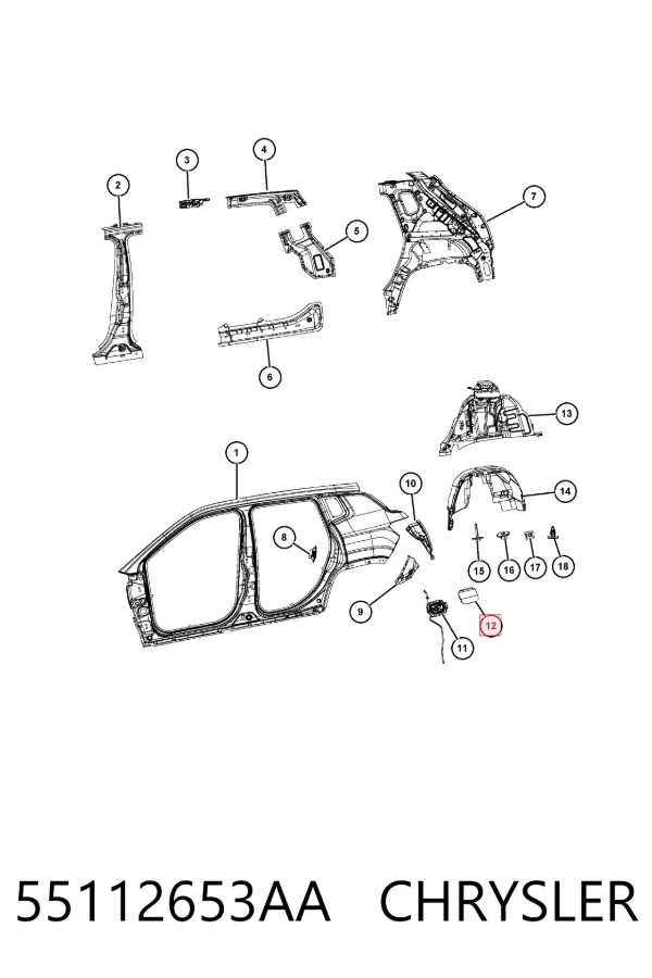 Tapa de la gasolina Jeep Compass MP