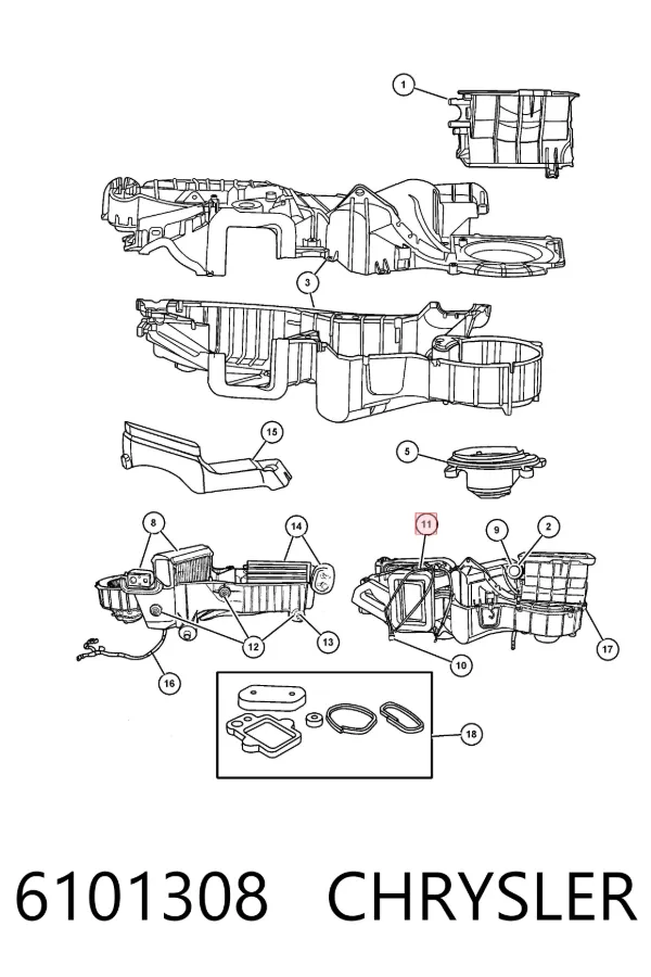 Servofreno 6101308 Chrysler