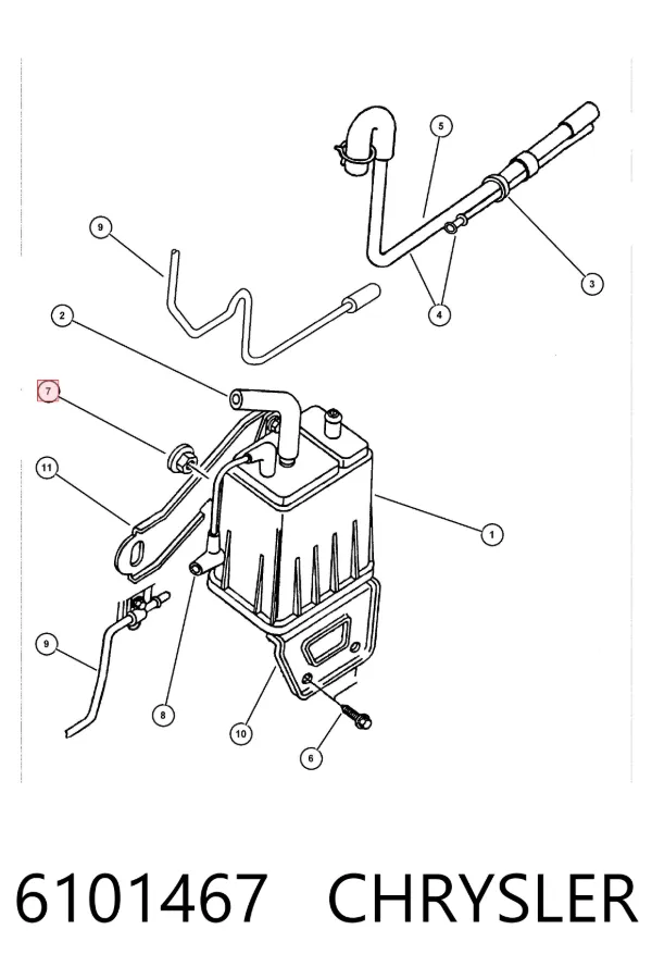 Servofreno 6101467 Chrysler