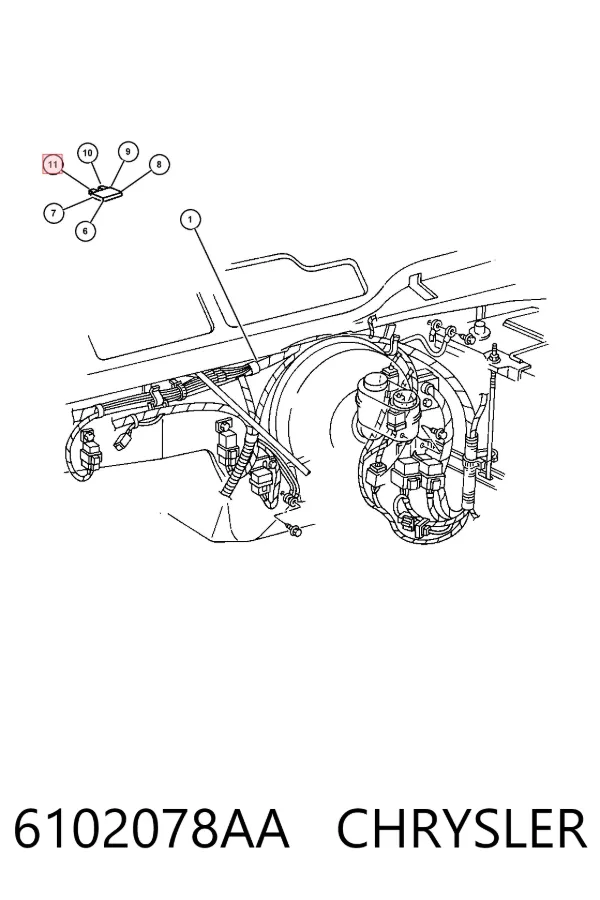  6102078AA Chrysler