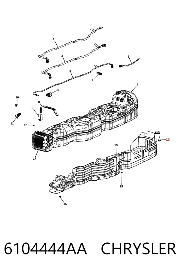  6104444AA Chrysler