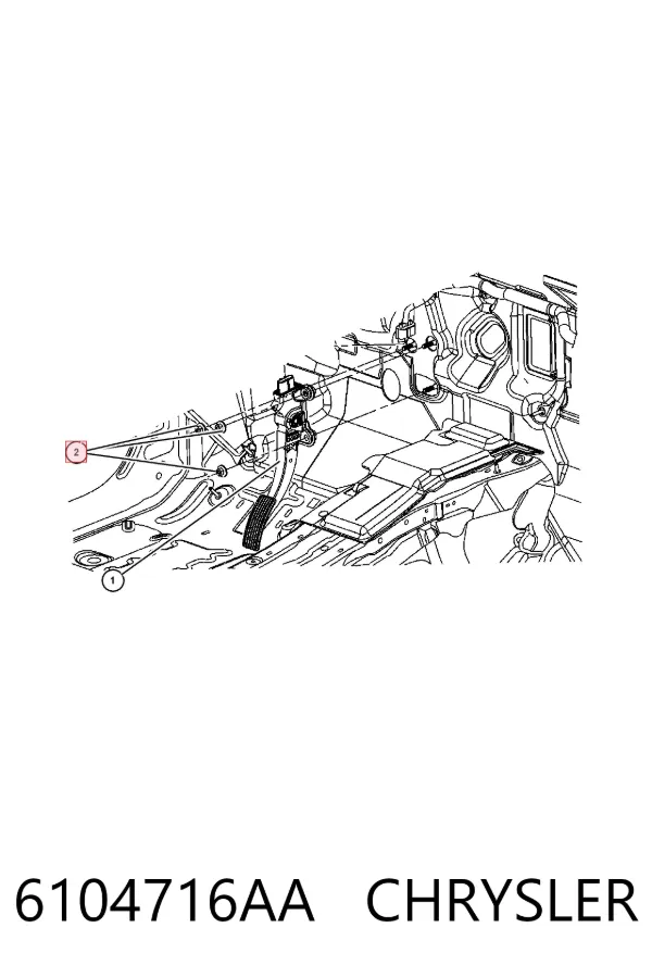 Servofreno 6104716AA Chrysler