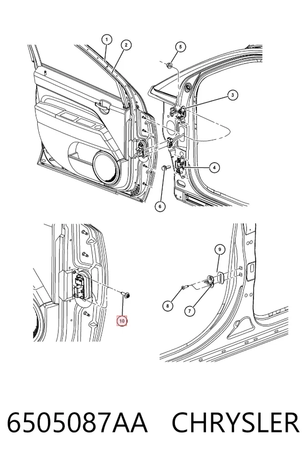 6505087AA Chrysler