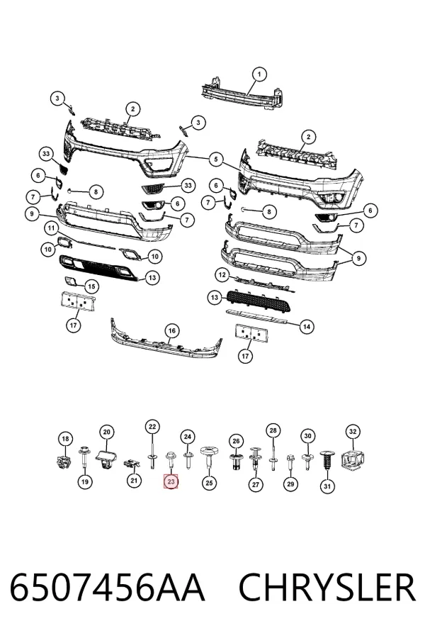  6507456AA Chrysler