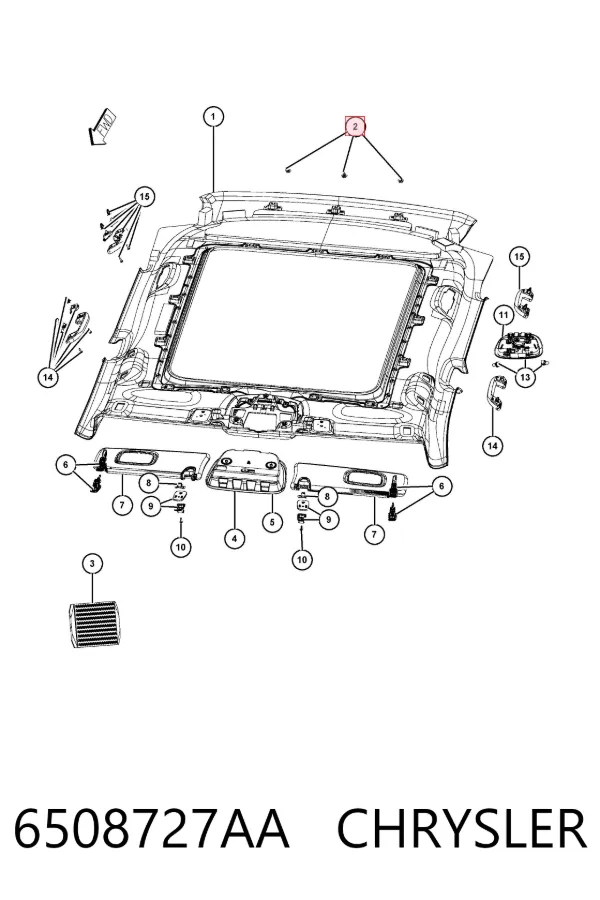  6508727AA Chrysler
