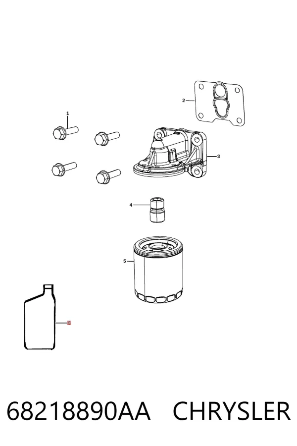 Aceite de motor 68218890AA Chrysler