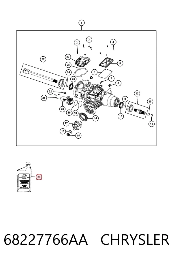 Líquido de dirección K68227766AB Fiat/Alfa/Lancia