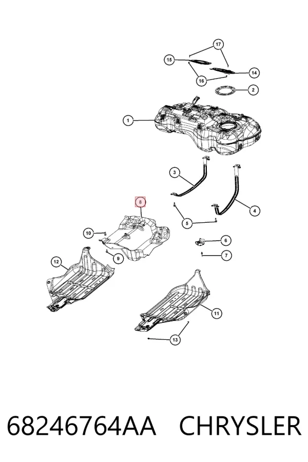  68246764AA Chrysler
