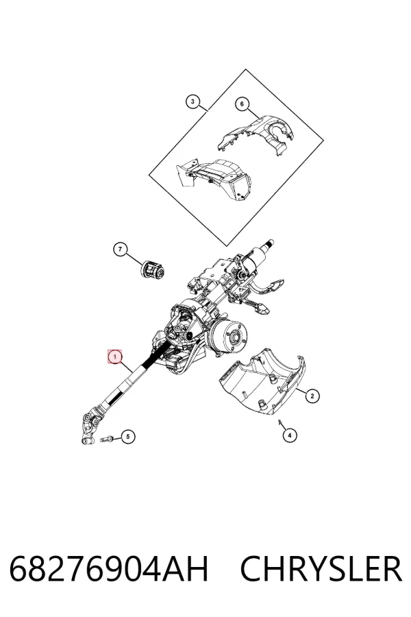 Columna dirección Jeep Compass MP
