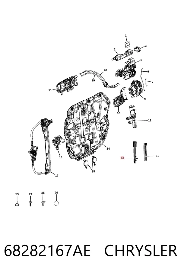  68282167AE Chrysler