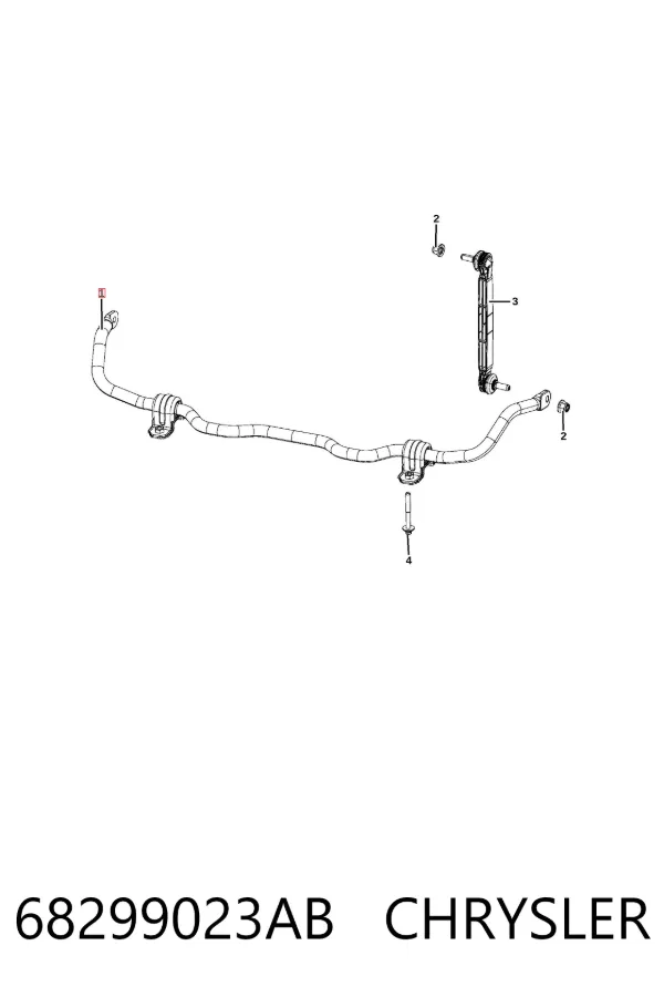 Estabilizador delantero K68299023AC Fiat/Alfa/Lancia