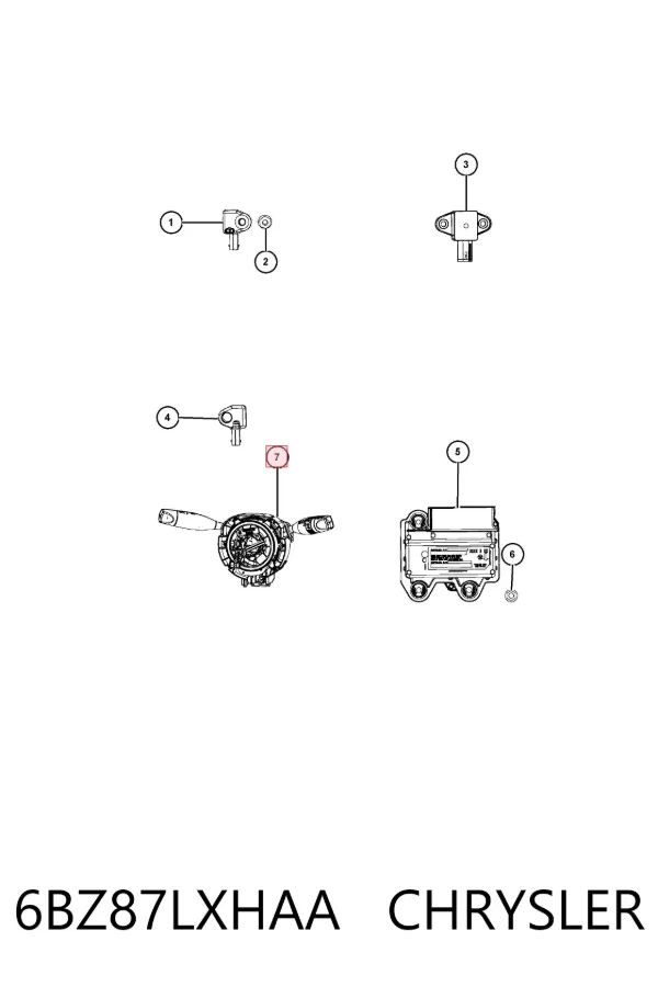 Conmutador columna dirección Jeep Compass MP