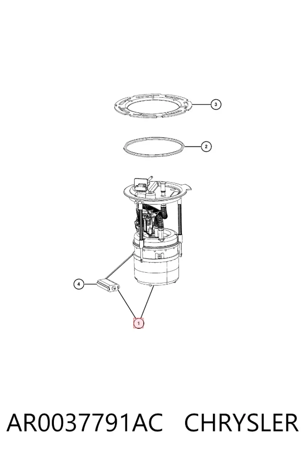 Bomba de gasolina K68367969AA Fiat/Alfa/Lancia