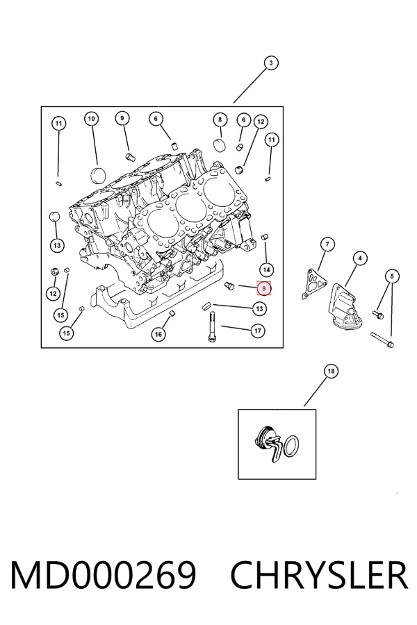  MD000269 Chrysler