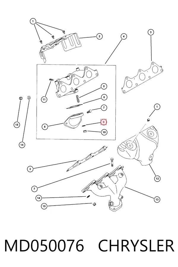  MD050076 Chrysler